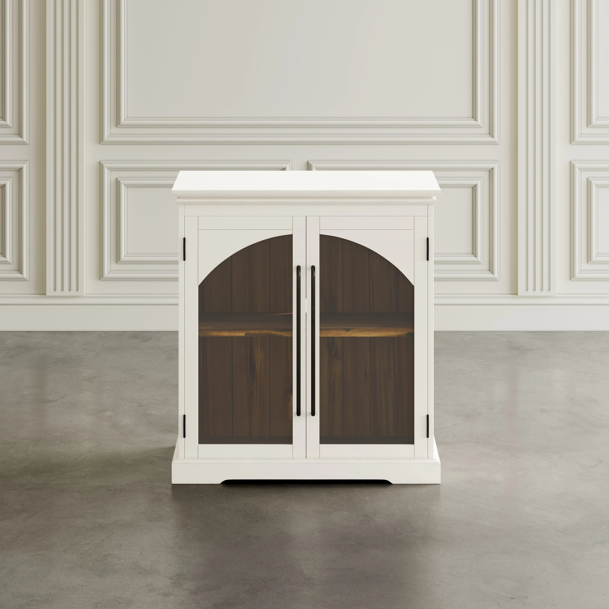 EOF-412 Plabako 8DESIGN+ 2隠しエディション Jofran | Archdale Gothic Arch 2 Door Accent Cabinet